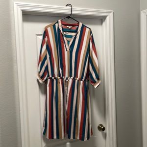 Blush brand, 2X, striped warm colors